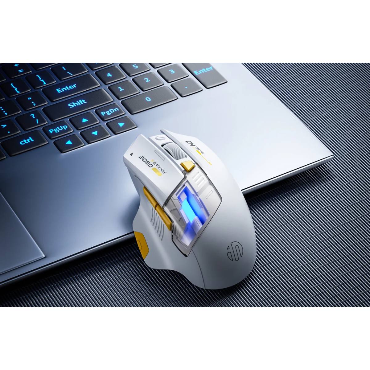 Chuột INPHIC A9 Explorer V2 - White