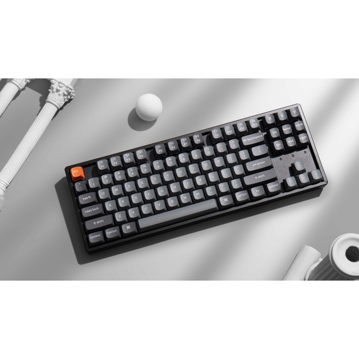 Bàn phím Keychron K8M-B3 K8 Max RGB Backlight - Black