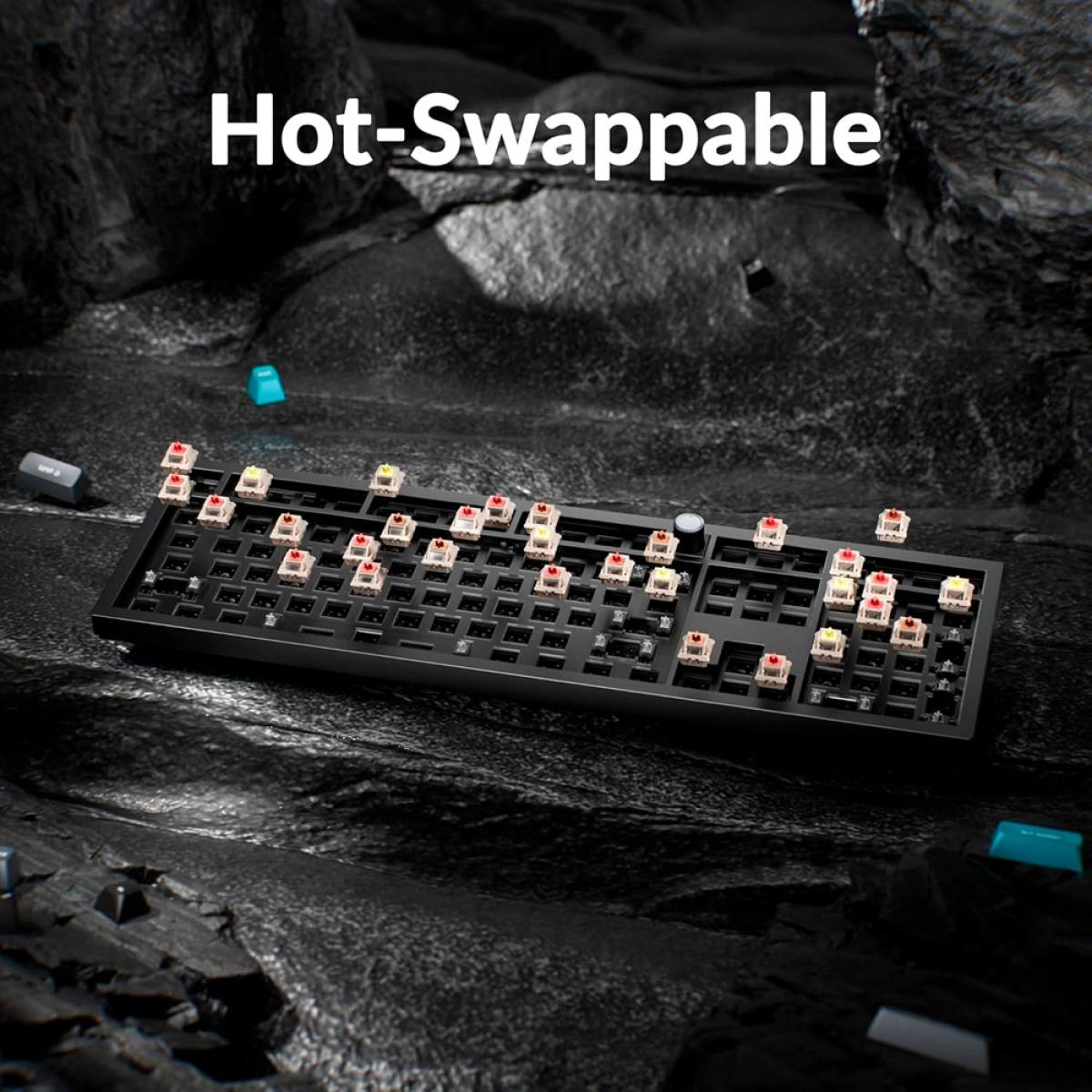 Bàn phím Keychron Q6U Ultra 8K Wireless Hotswap | Black - Red / Brown Switch