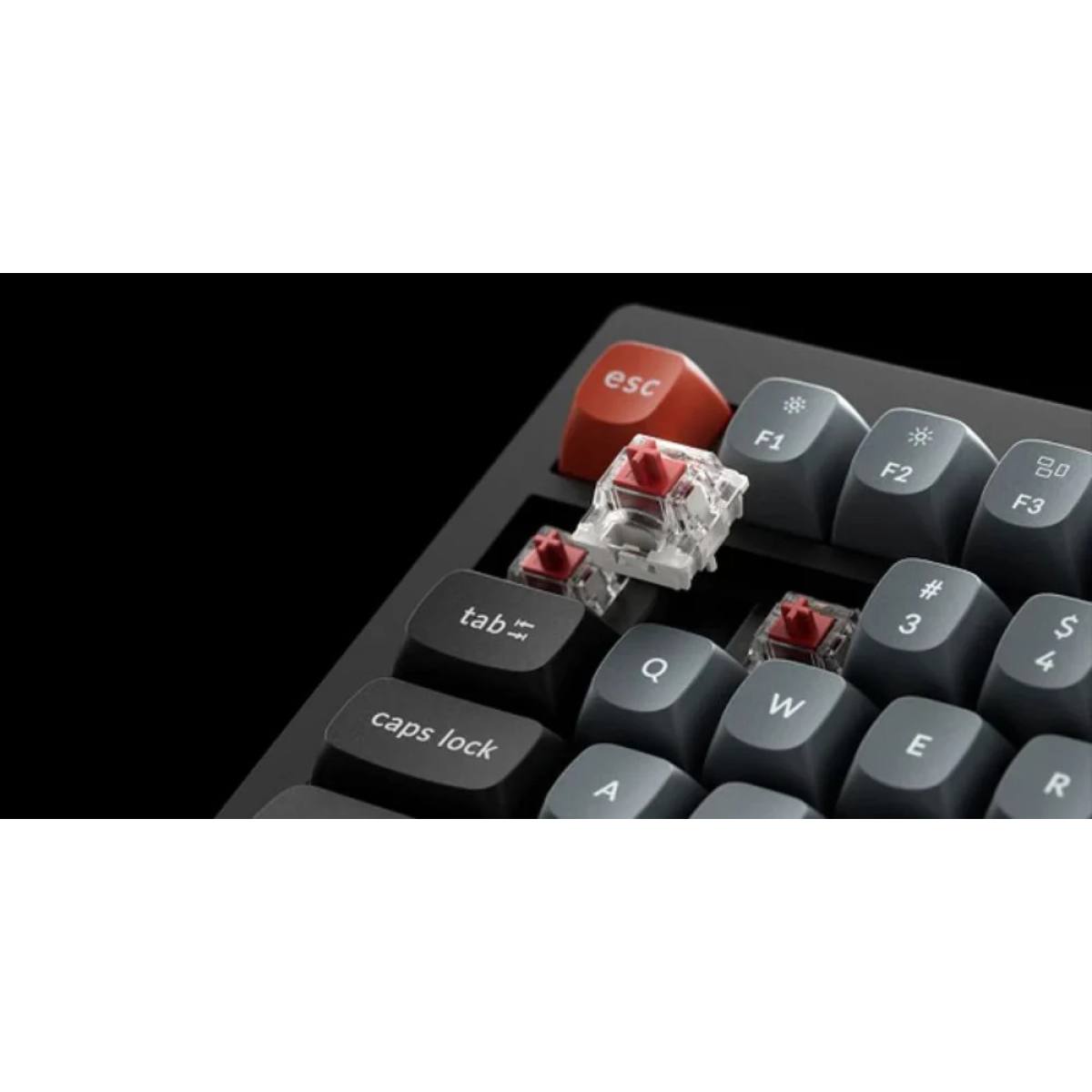 Bàn phím Keychron V3U - Wireless 8K Hz | Carbon Black - Brown Switch