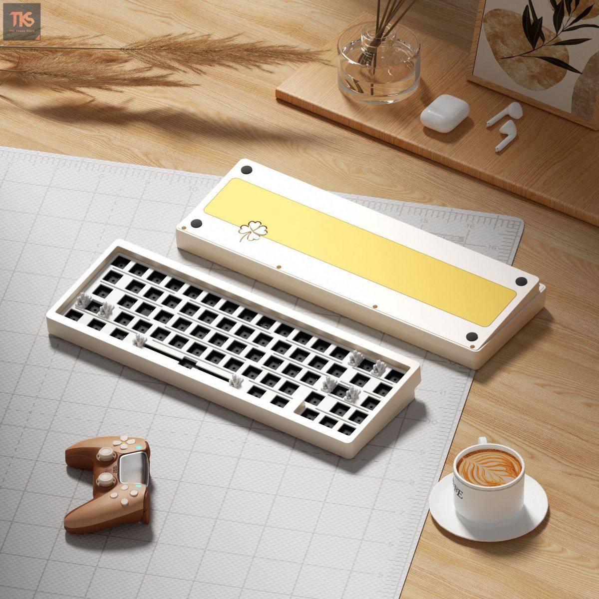 KIT Bàn Phím Cơ Lucky65 | 3 Modes | Nhôm CNC | Mạch Xuôi