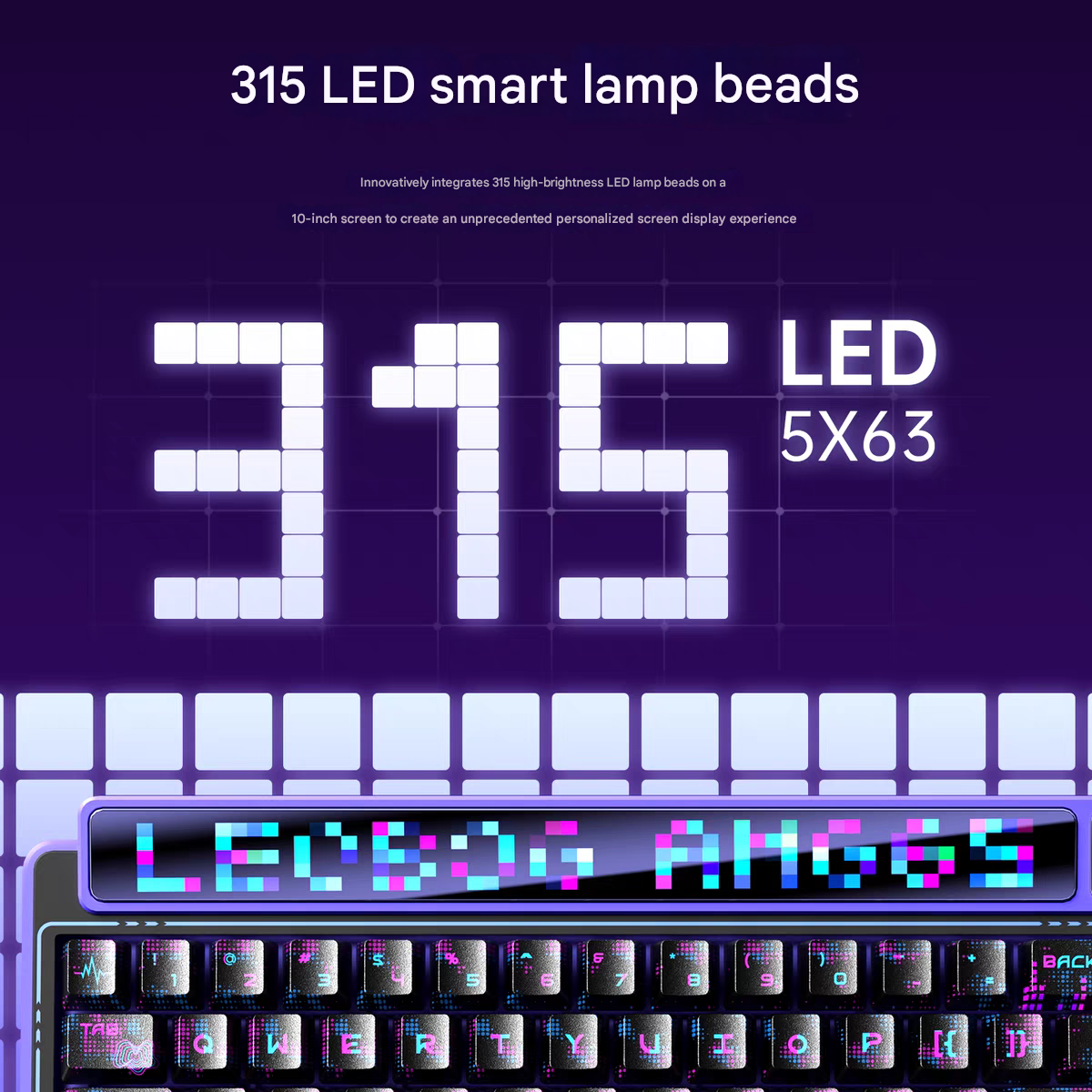 Bàn Phím Cơ Leobog AMG65 | Cyber Starry