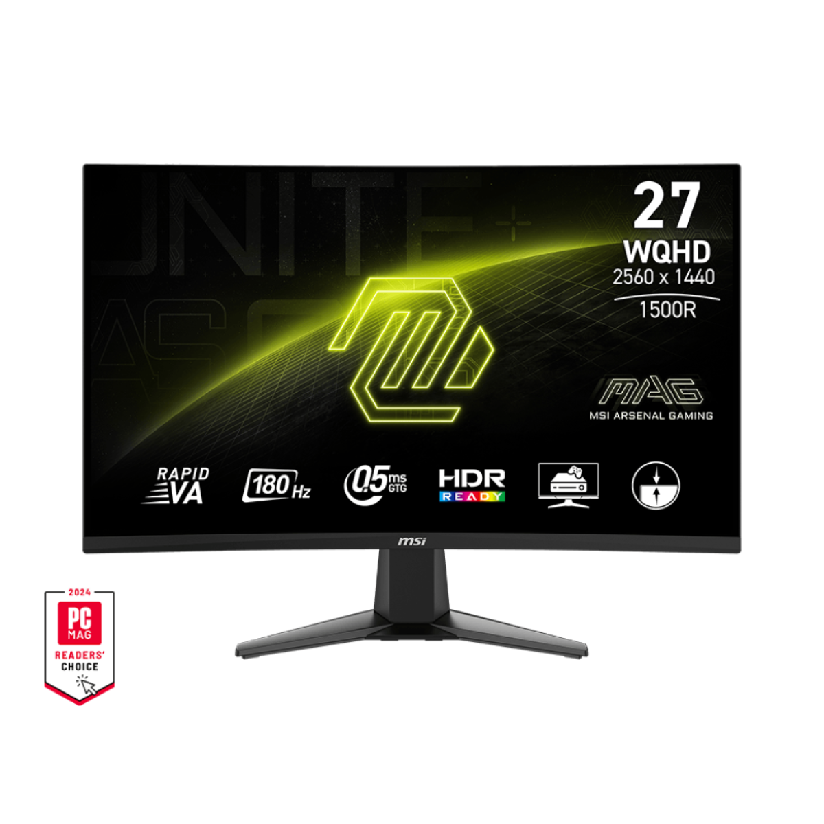 Màn hình cong MSI MAG 27CQ6F Rapid VA 2K WQHD 180Hz