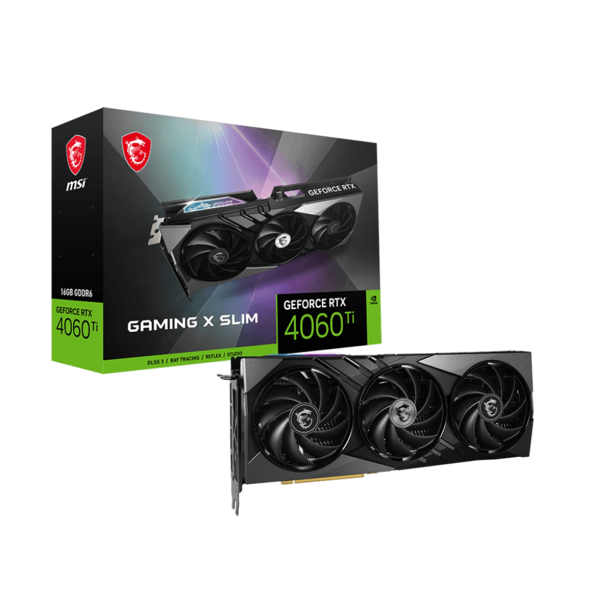 VGA MS RTX 4060 Ti GAMING X SLIM 16G