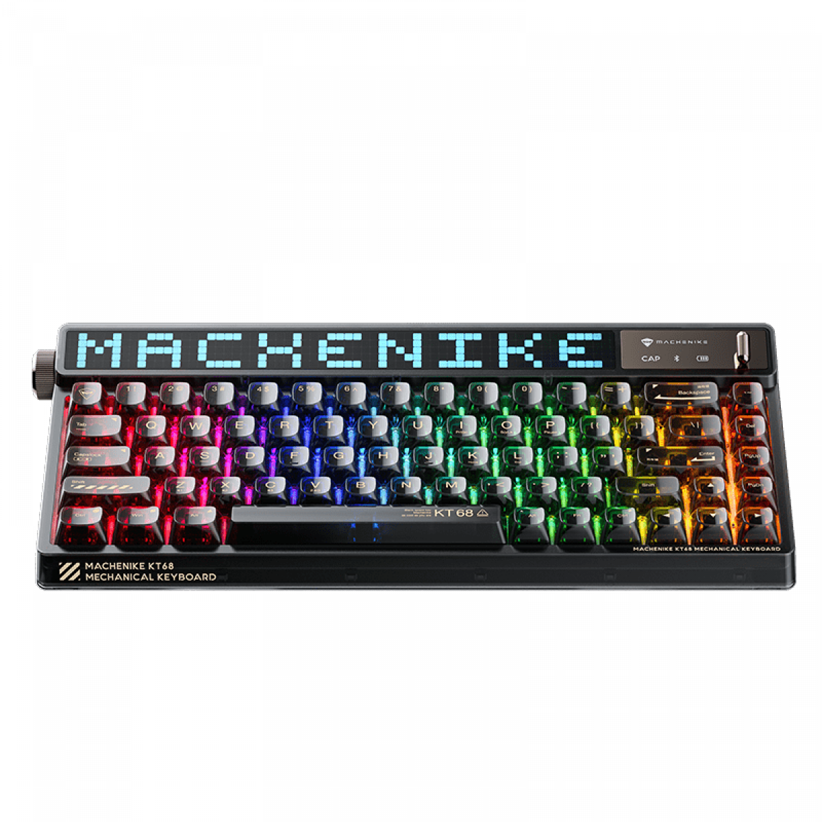 Bàn phím Machenike KT68 Pro Three-Mode | Không dây - Màn hình led - RGB