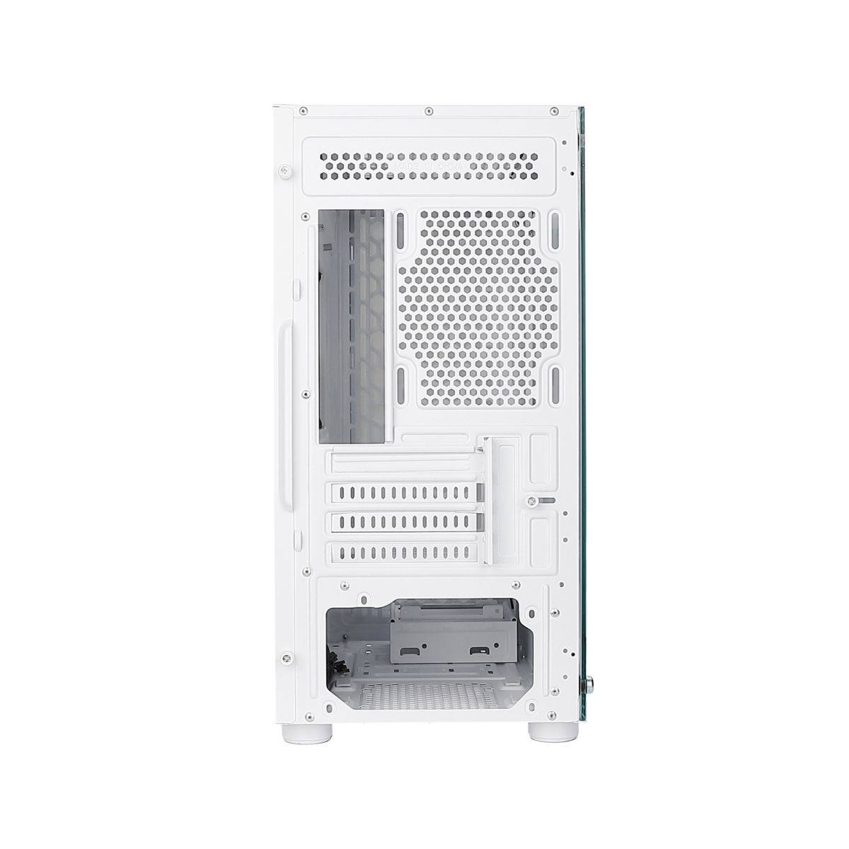 Case Magic GM-01 Glass White MATX | Mặt kính - kèm sẵn 4 Fan