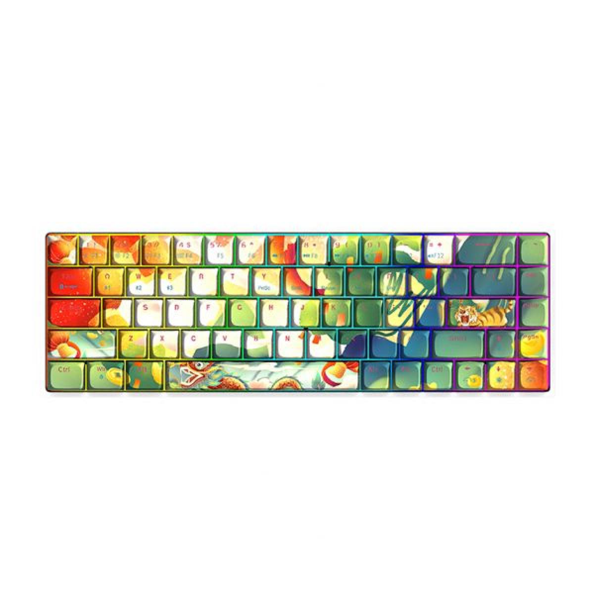 Bàn phím Newmen GM680 Jungle | G Pro Sliver