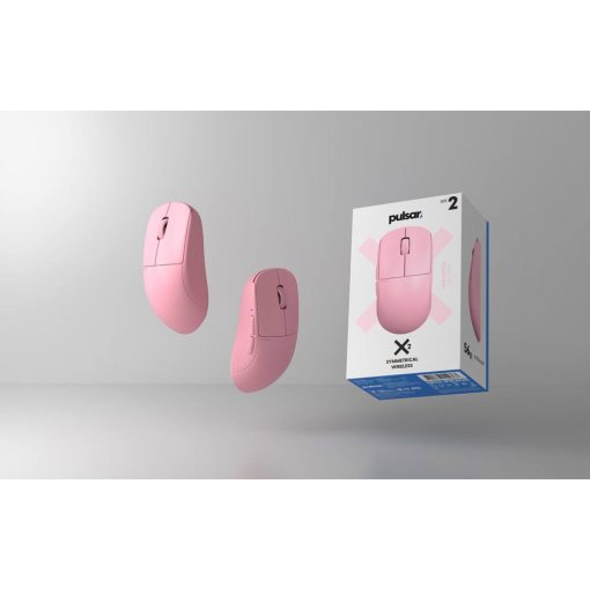 Chuột Pulsar X2 Pink | Không dây - siêu nhẹ