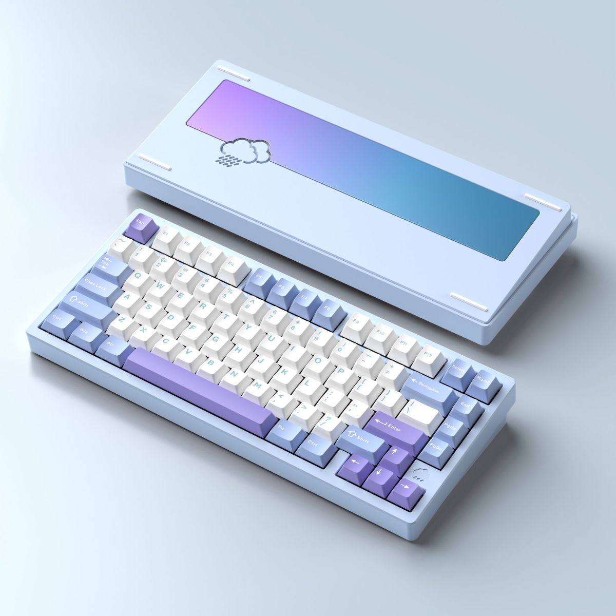 Bàn Phím WOBLAB Rainy 75 | Full Nhôm – Mạch xuôi – 3 Modes