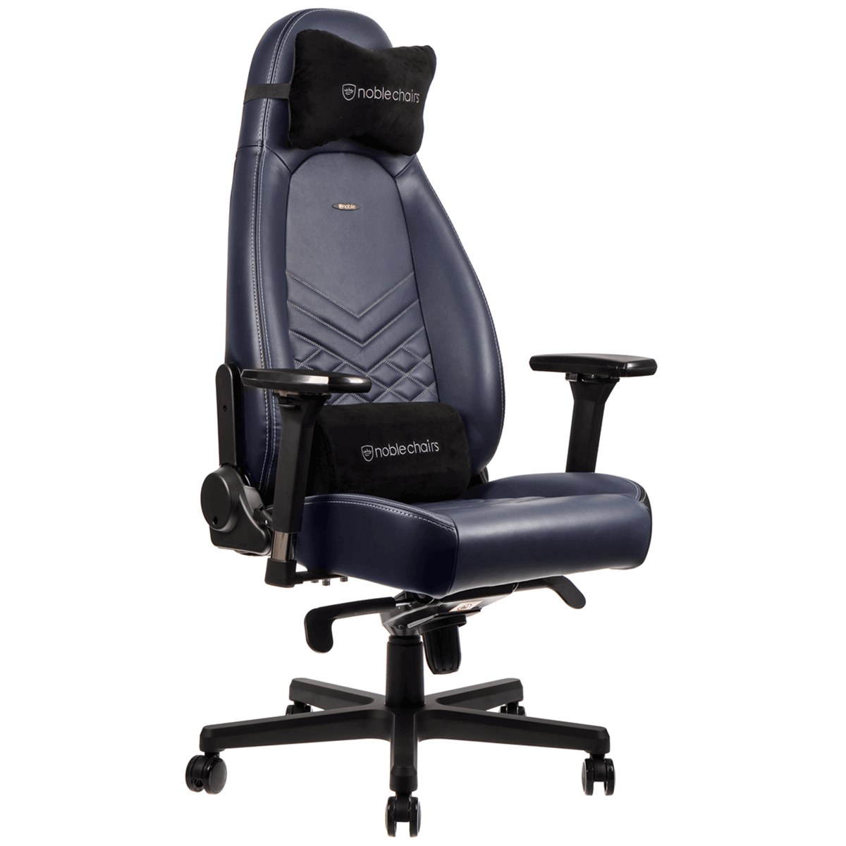 Ghế Noble Chair - Icon Series Midnight Blue/Graphite (Real Leather)