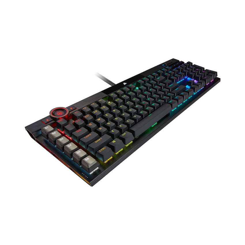 Tastiera Meccanica Gaming Wireless CORSAIR K100 AIR - RGB, Profilo Ultrasottile, Switch Cherry MX