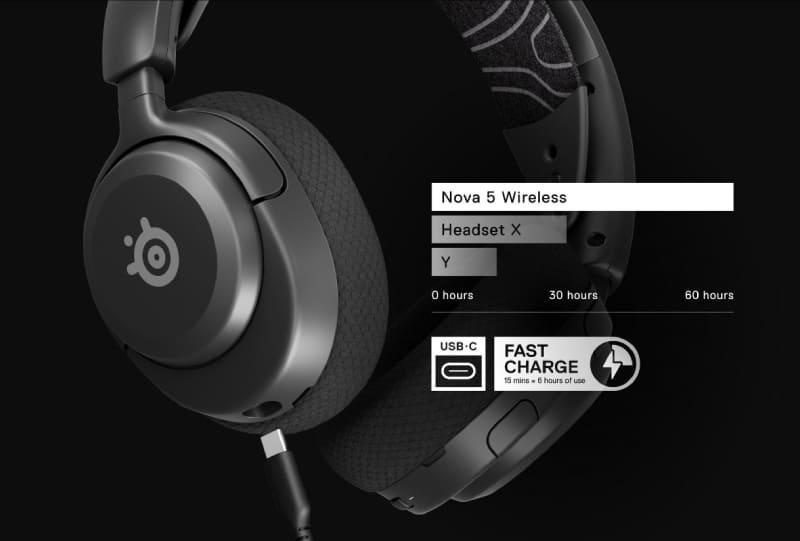 Tai nghe SteelSeries Arctis Nova 5 Wireless (Series XBOX) | Black