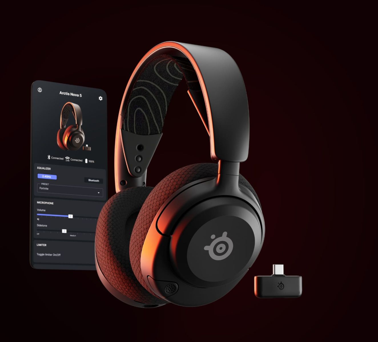  Tai nghe SteelSeries Arctis Nova 5 Wireless (Series PS5) | Black