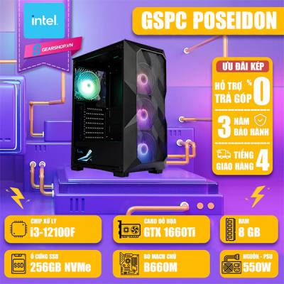 GSPC Poseidon | i3 12100F - 8GB - GTX 1660Ti