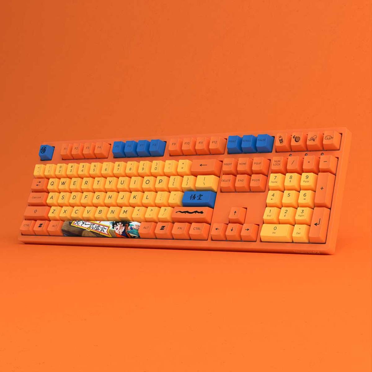 Bàn phím AKKO 3108 RF Dragon Ball Z – Goku