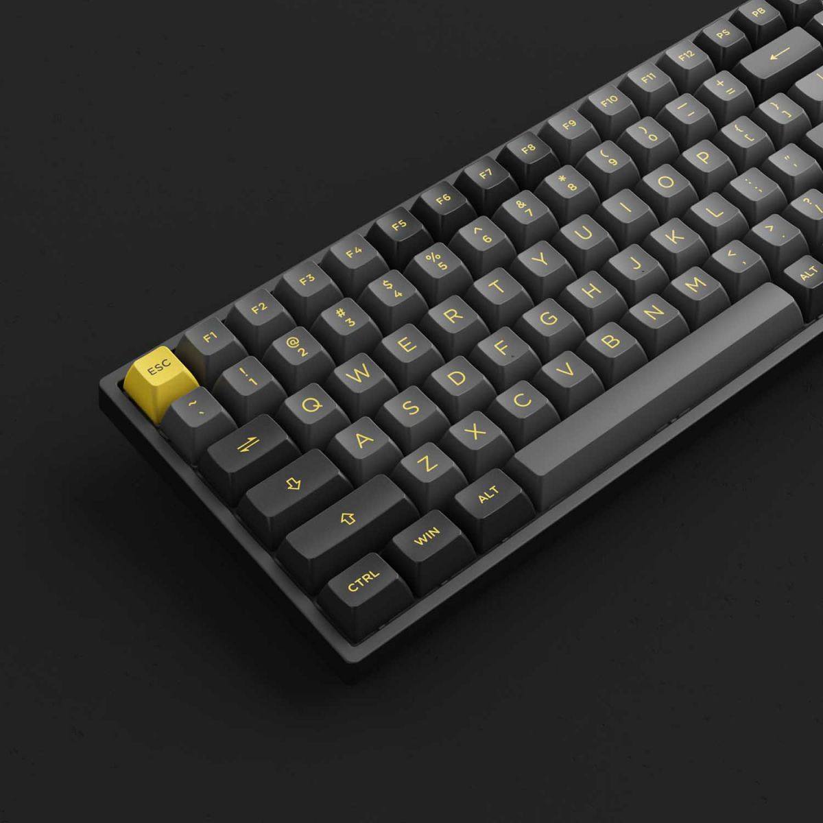 Bàn phím AKKO 3084B Plus Black & Gold (3MODE / Hotswap / Foam tiêu âm / AKKO CS Jelly sw)