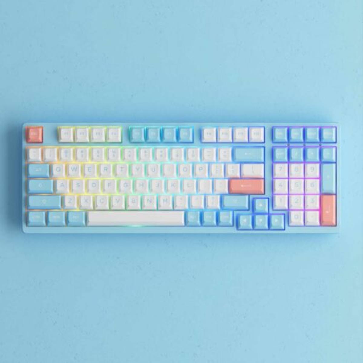 Bàn phím AKKO 3098B Doll of the Princess (3MODE / Hotswap / Foam tiêu âm / AKKO CS Jelly switch)