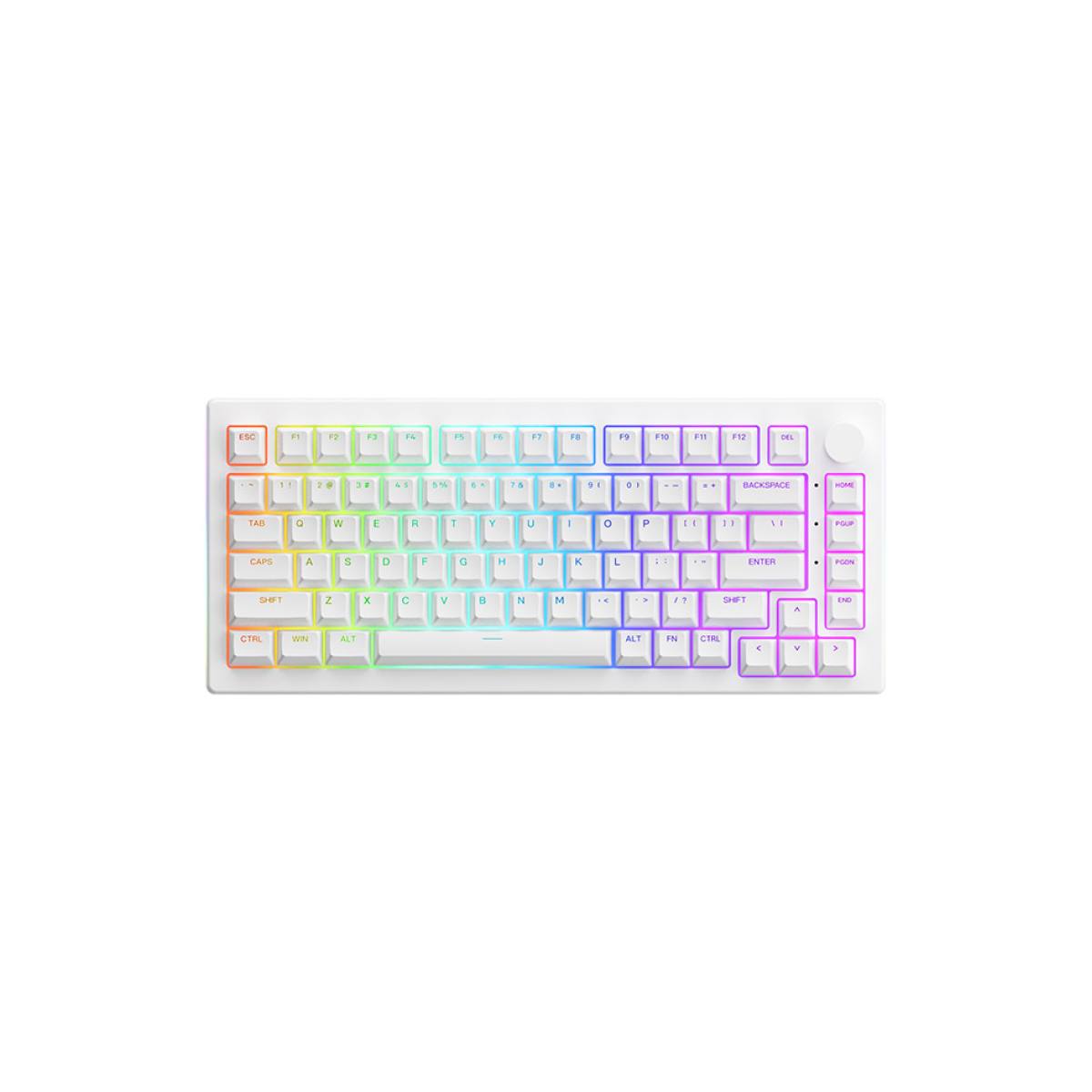 Bàn phím AKKO 5075B Plus White | 3MODE - LED RGB