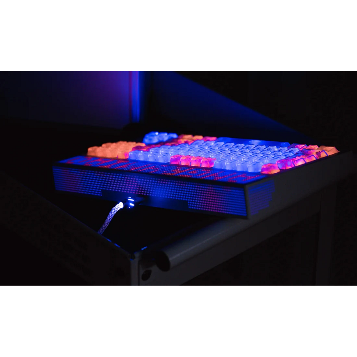 Bundle phím cơ Angry Miao AM Neon 80 Cyber Gray