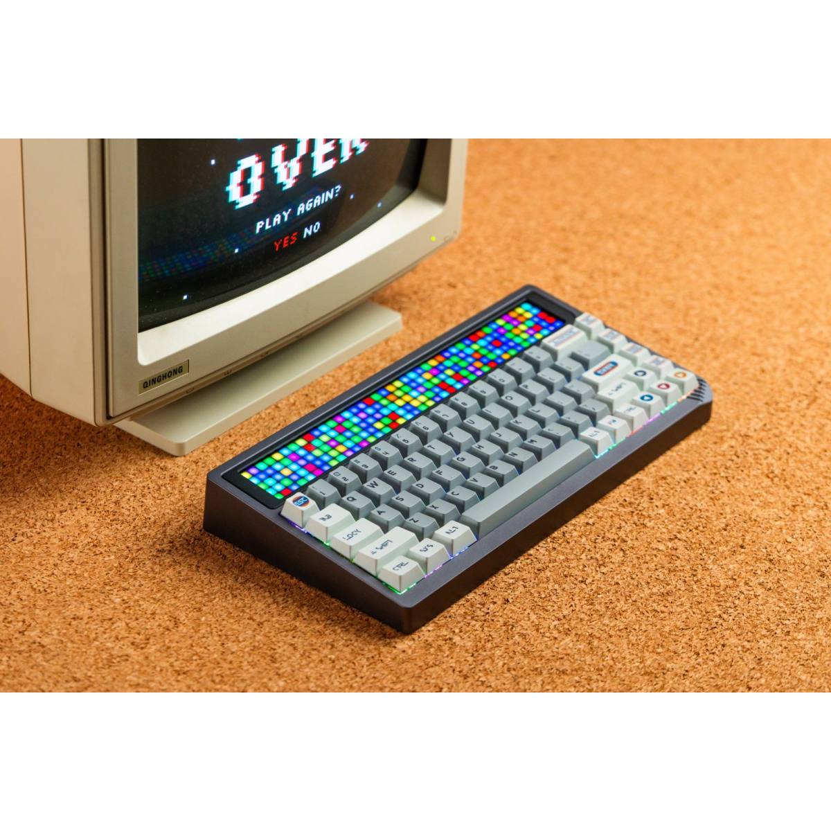 Bàn Phím Angry Miao AM RGB 65 - Cyber Grey R1.5