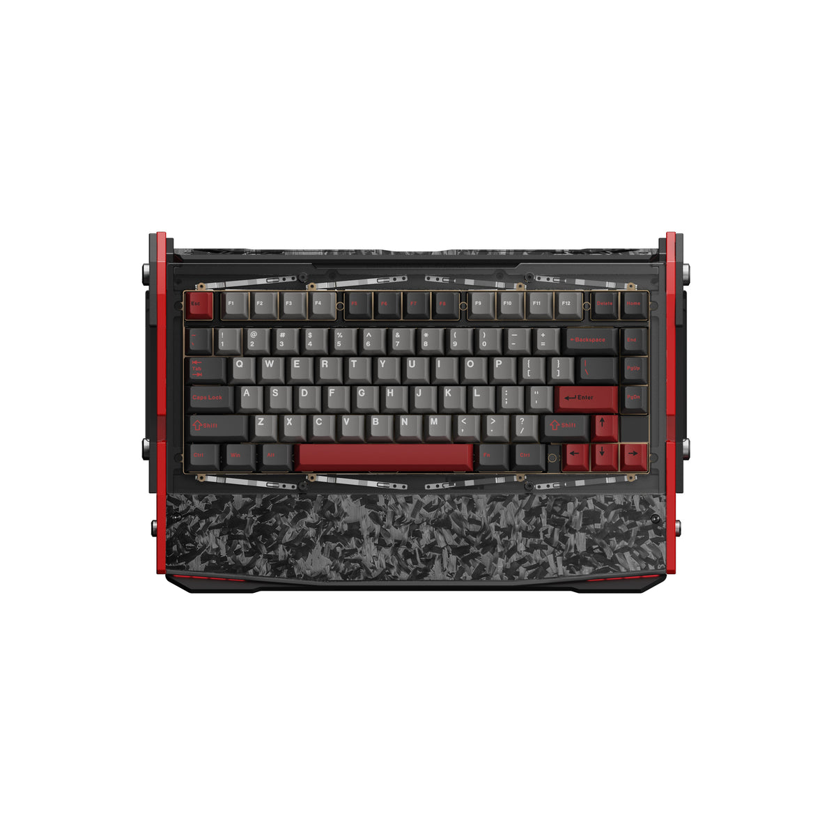 Bàn phím cơ Dry Studio Black Diamond 75 RT Shadow Crimson Advance 8K Rapid Trigger