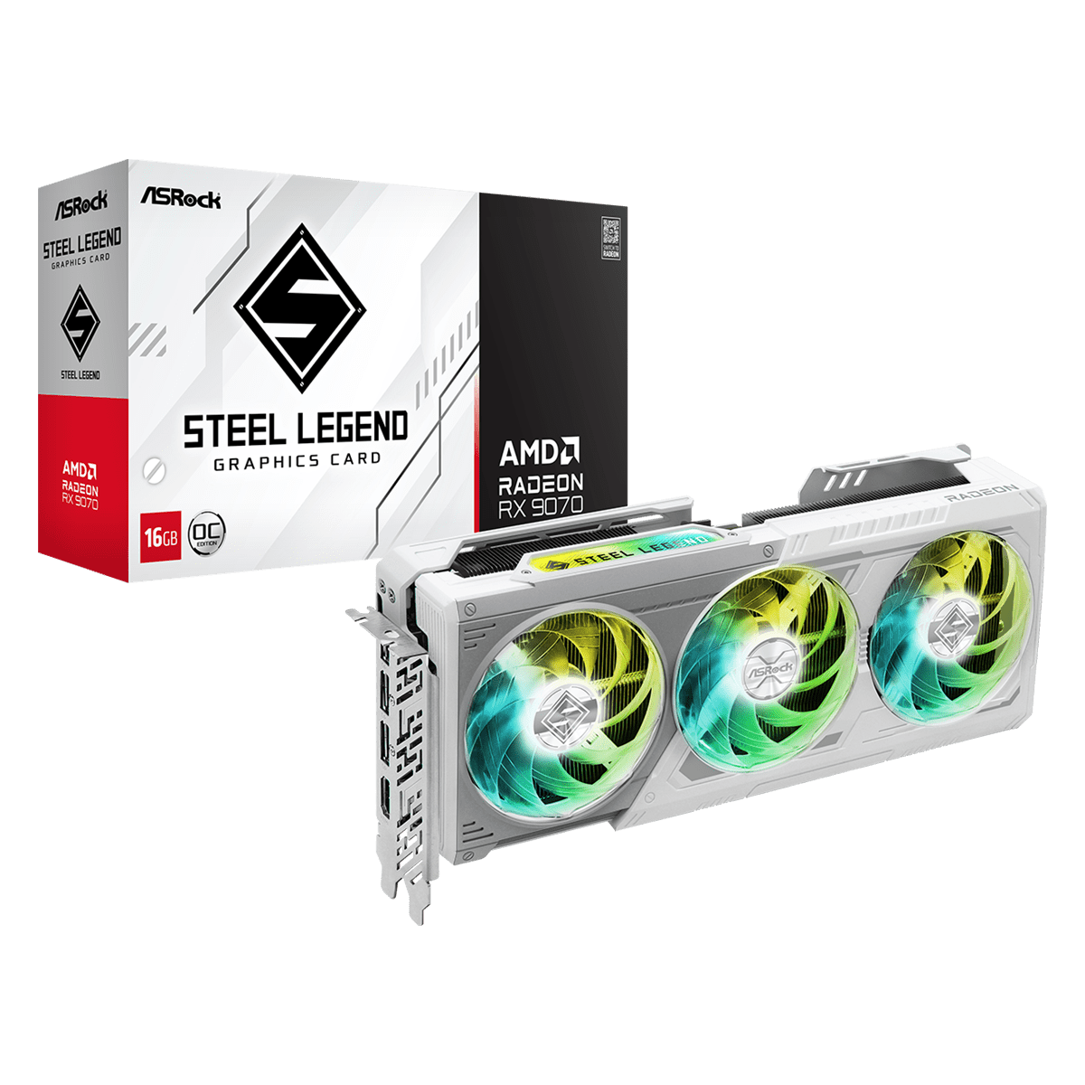VGA ASRock AMD Radeon RX 9070 Steel Legend 16GB