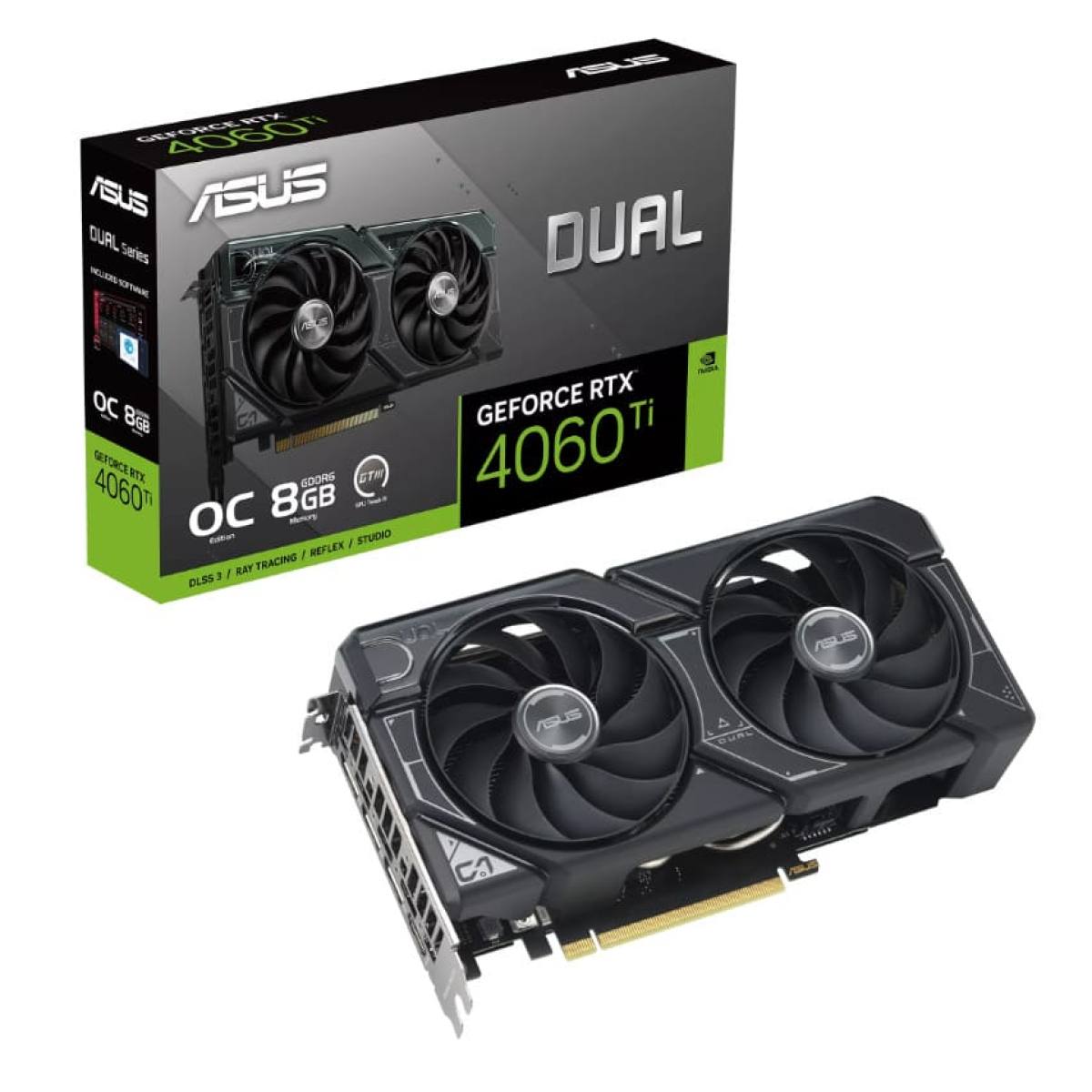 VGA Asus DUAL RTX 4060 TI O8G EVO