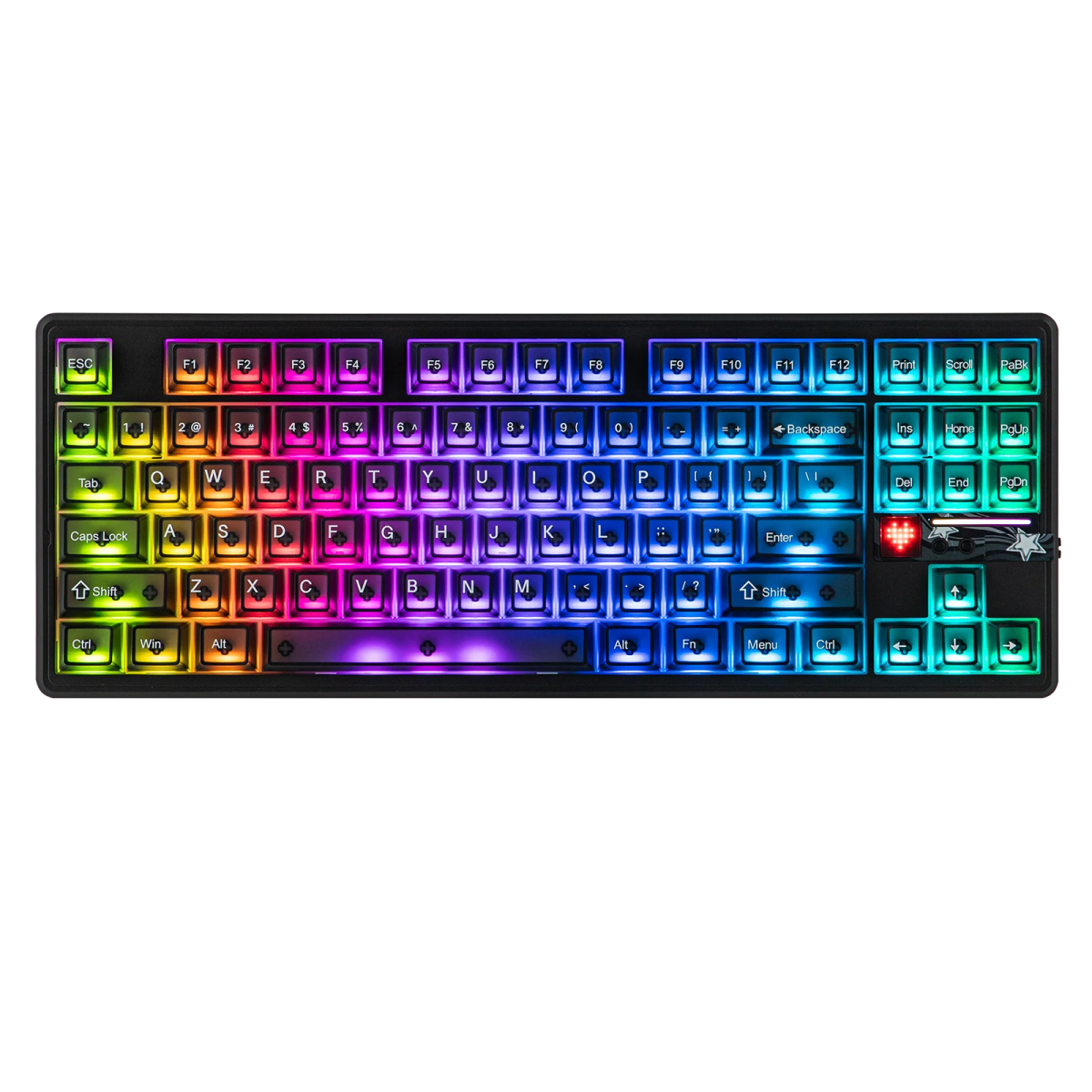 Bàn phím AULA F87 Pro V2 - Black Mist