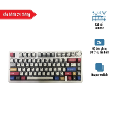 Bàn Phím Cơ AULA F75 COMIC | 3 mode (Hàng chính hãng)