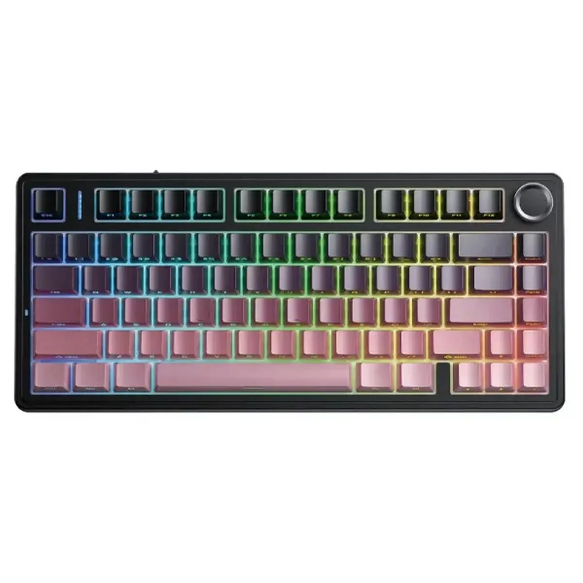 Bàn phím AULA F75 Pro - Đen Hồng