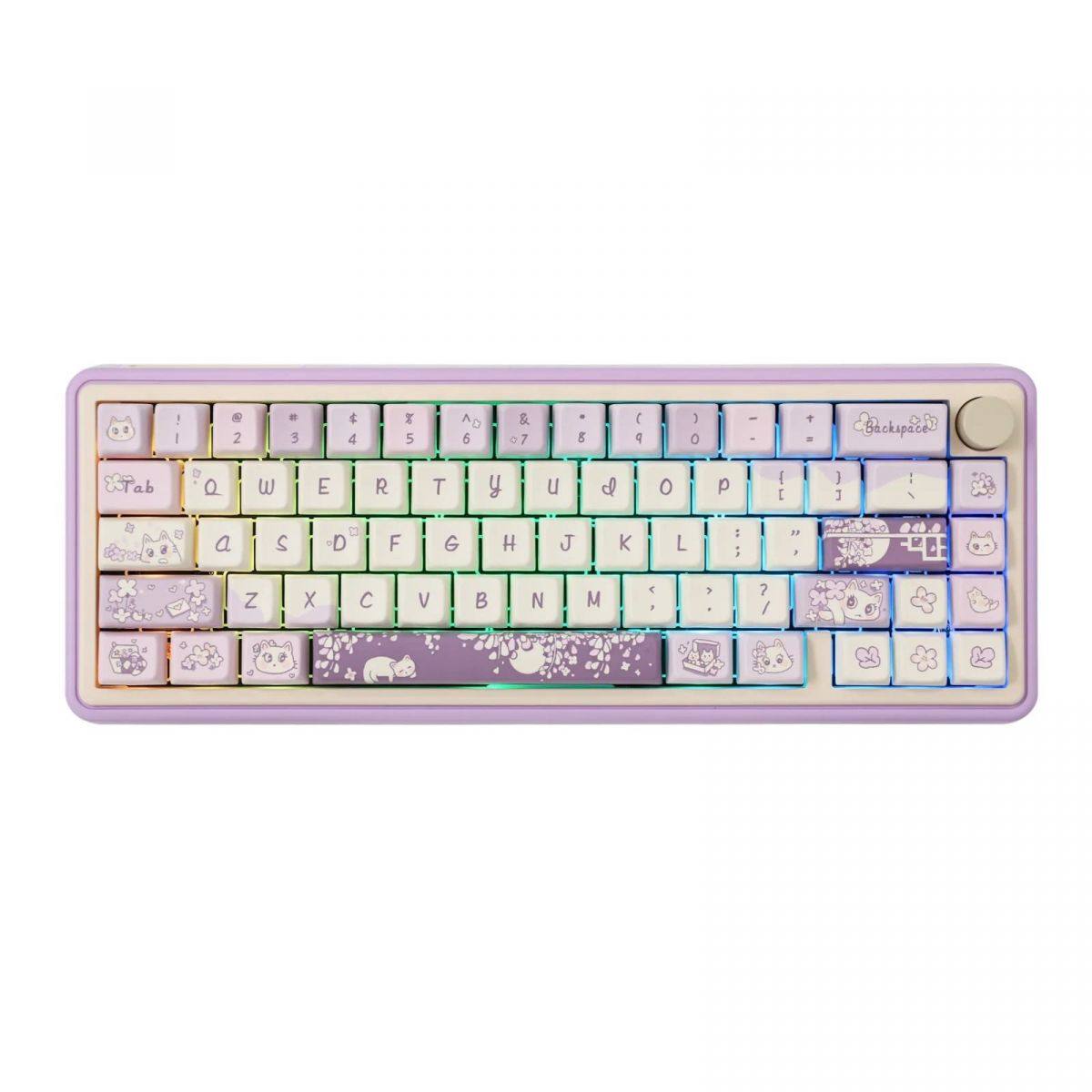 Bàn phím Cidoo Nebula Tri Mode | Không dây - 65% - RGB