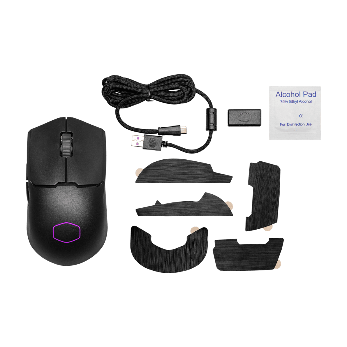 Chuột Cooler Master MM712 Hybrid Wireless Mouse | Đen