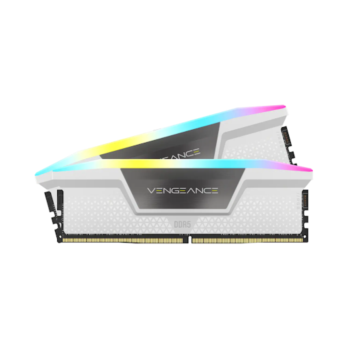 RAM Corsair VENGEANCE RGB White Heatspreader DDR5, 6000MHz 32GB 2x16GB DIMM, RGB LED, 1.25V