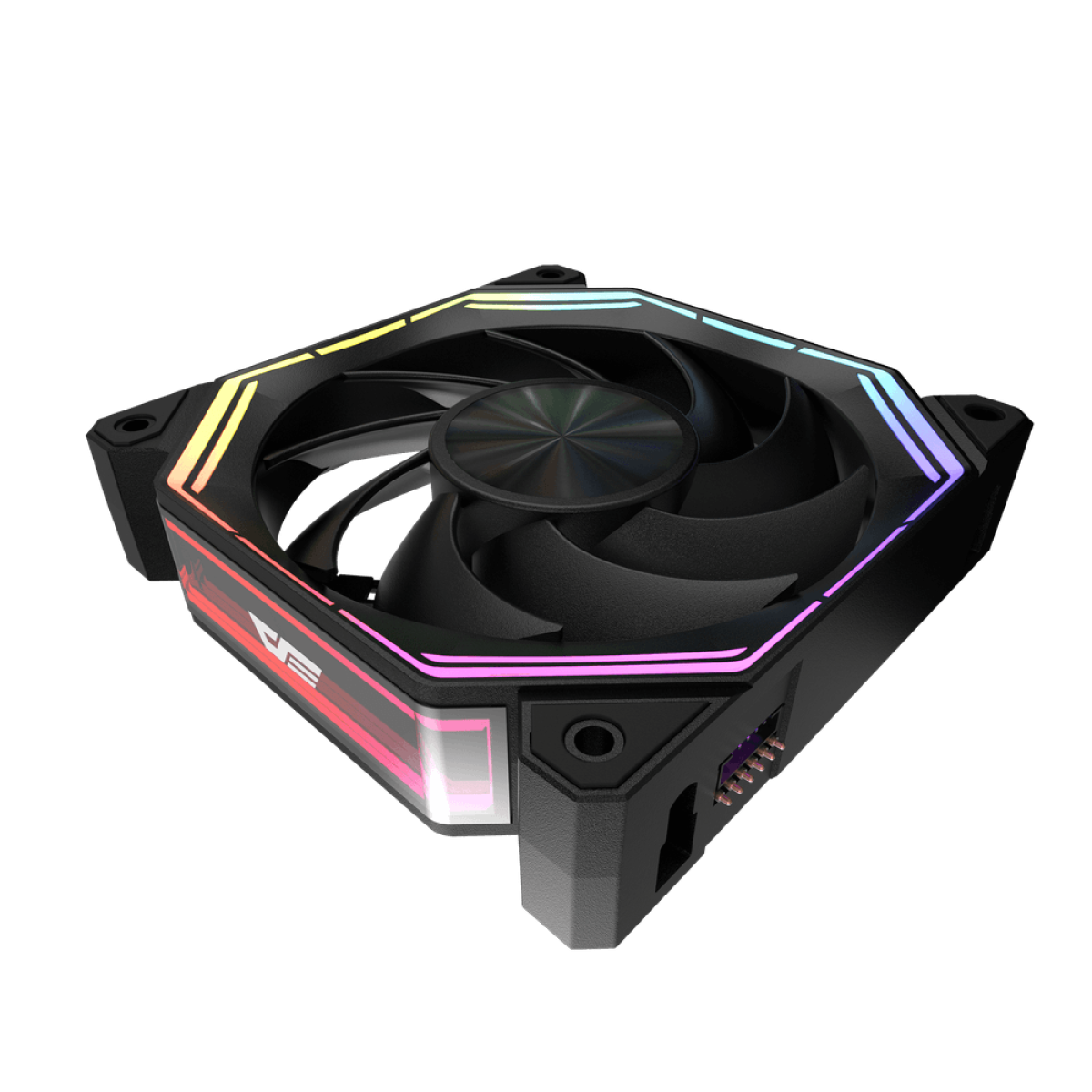 Fan Case DARKFLASH INF34R ARGB - Black/White