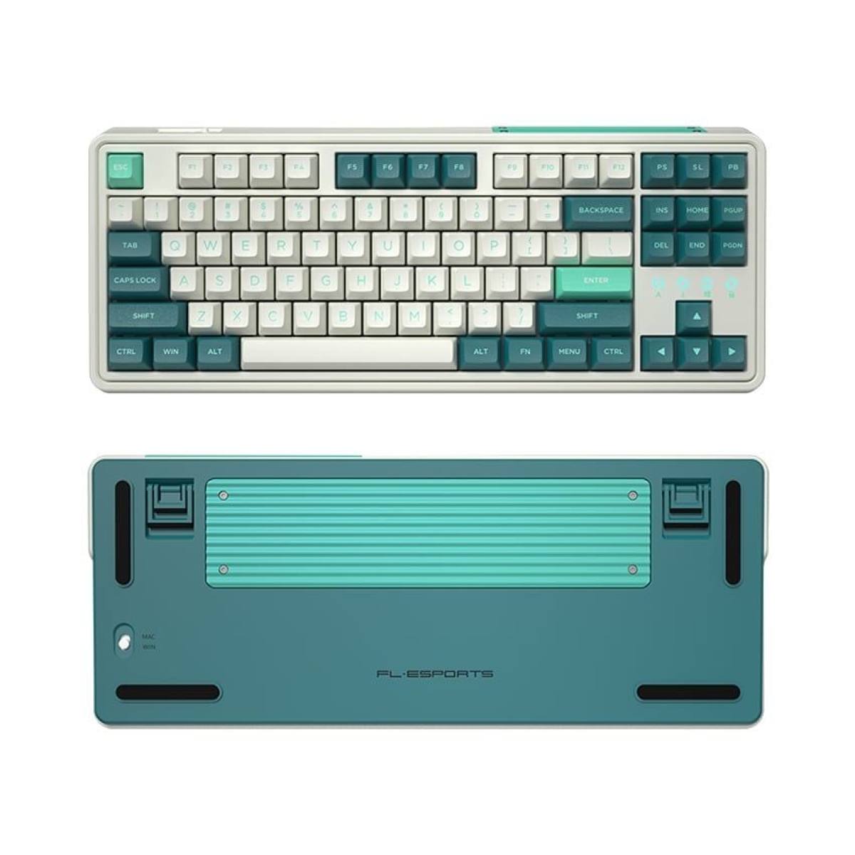 Bàn phím FL-Esports CMK87 Ice Mint