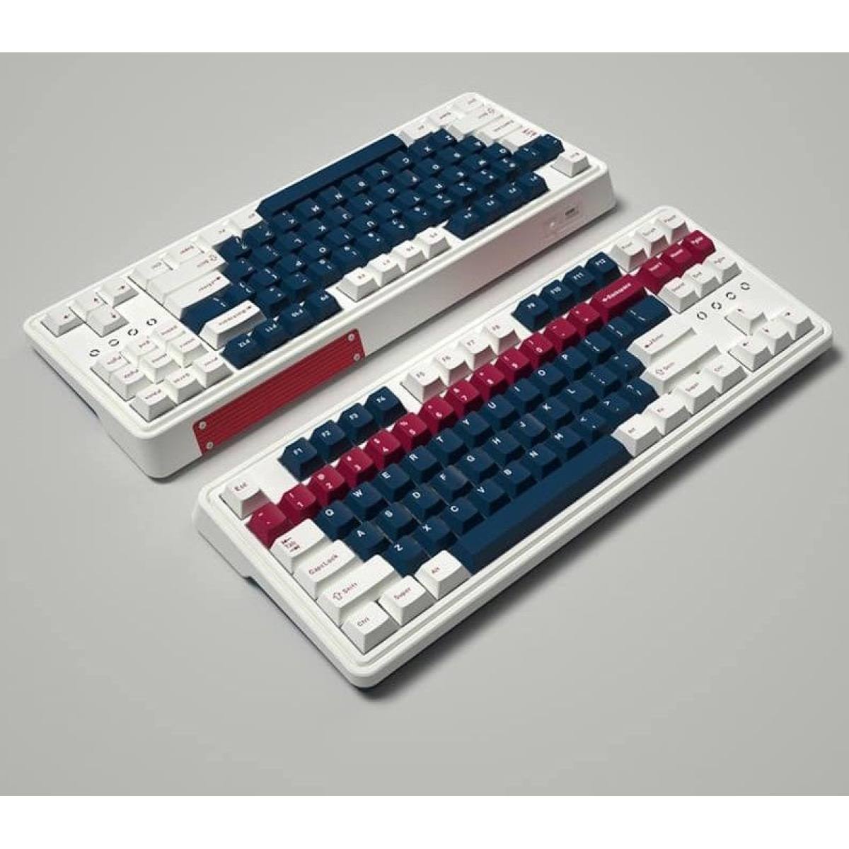 Bàn phím FL Esport CMK87 Metal Heart | 3 MODE | Kailhbox RED