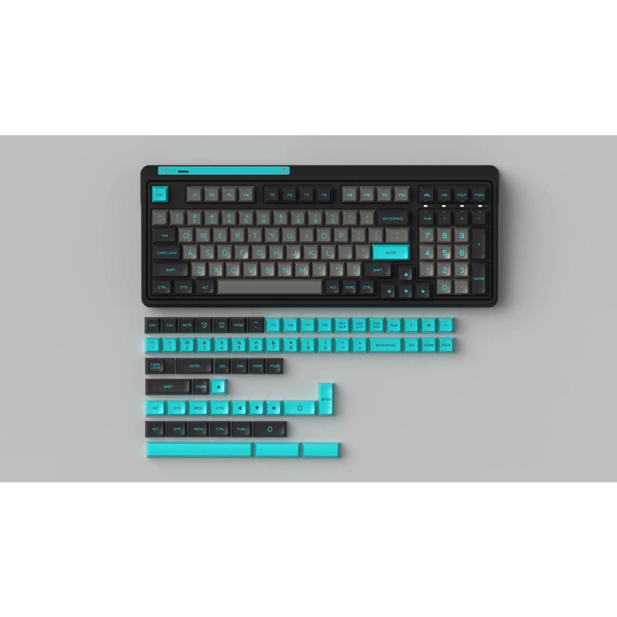 Bàn phím FL Esport CMK98 SAM - Graphite Green