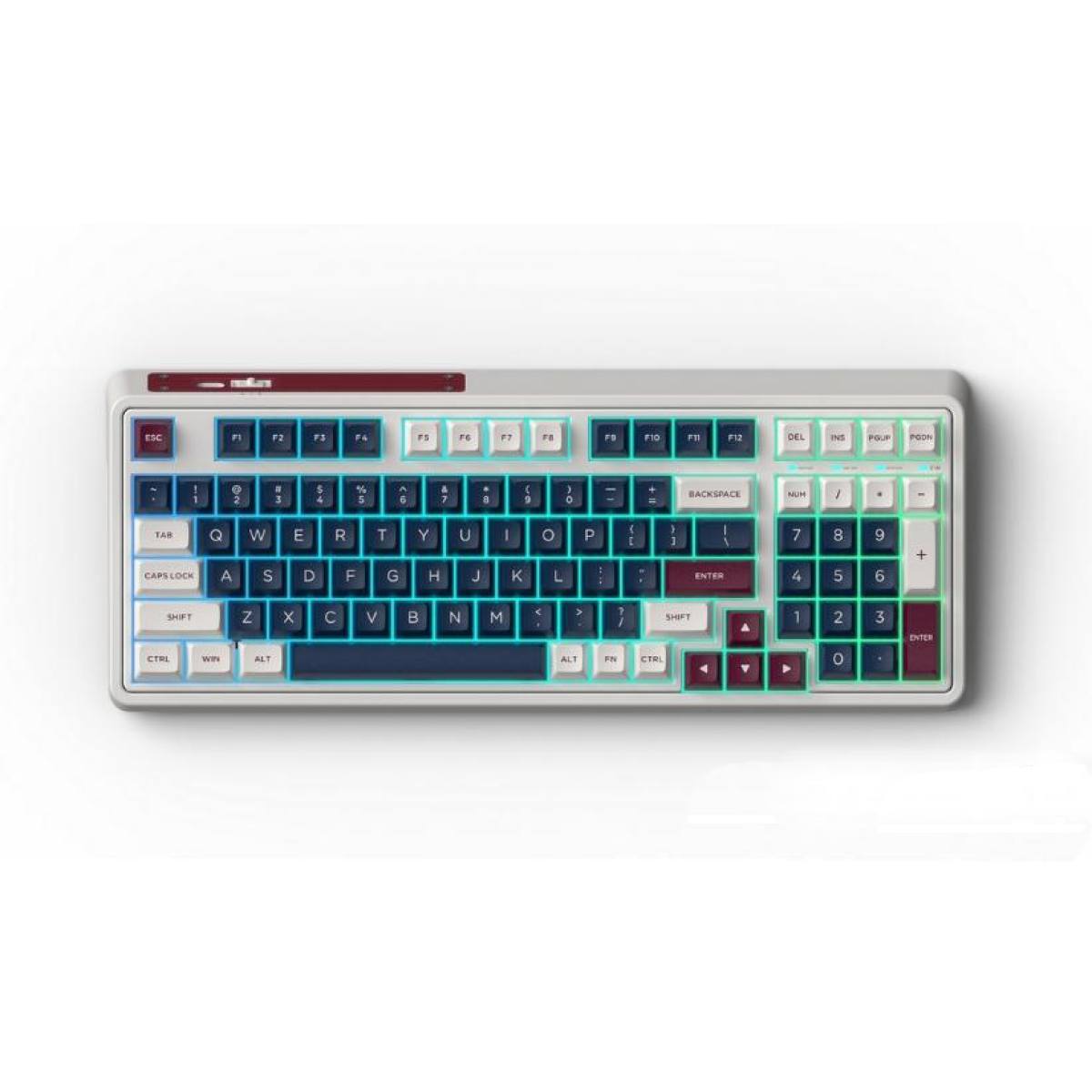 Bàn phím FL Esport CMK98 SAM Metal Heart | Không dây - Kailh Box