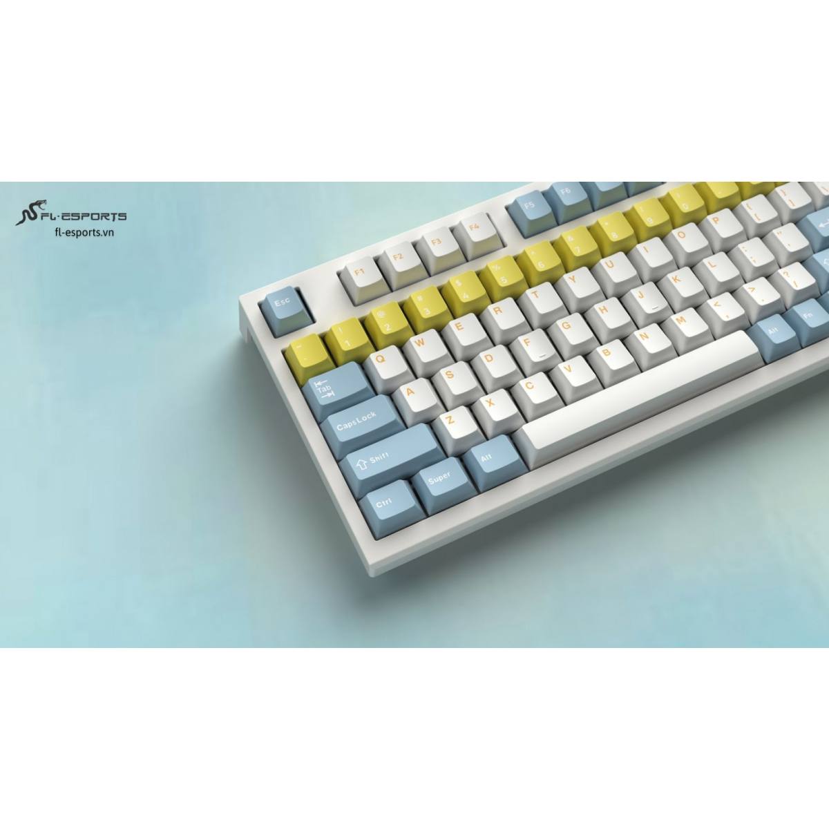 Bàn phím FL-Esports FL980CPM Sea Salt | Rosa Switch