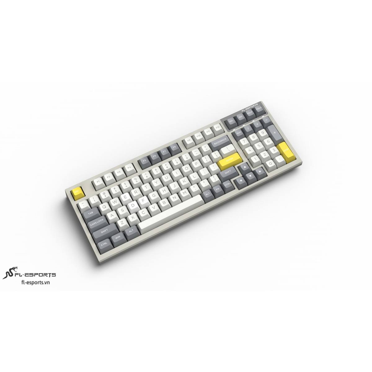 Bàn phím FL Esport FL980 SAM White & Grey