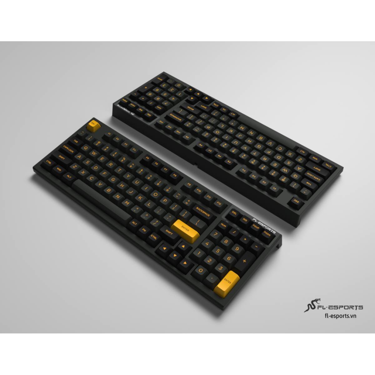 Bàn phím FL-Esports FL980SAM Polar Night White/ Red Switch