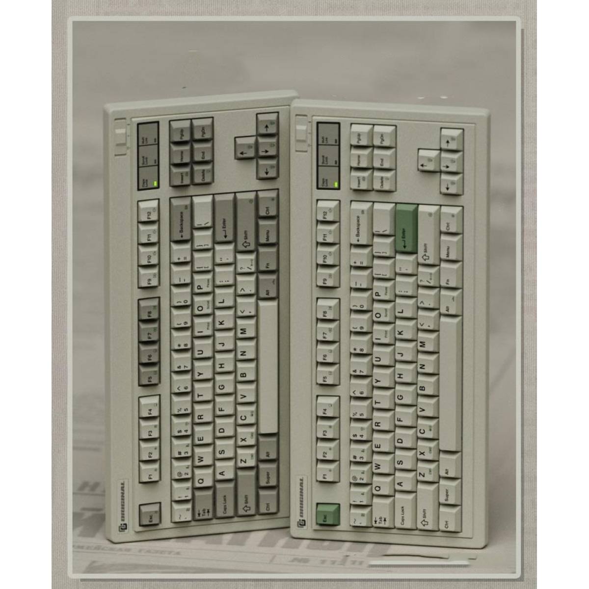Bàn phím FL-Esports OG87 Classic White Green