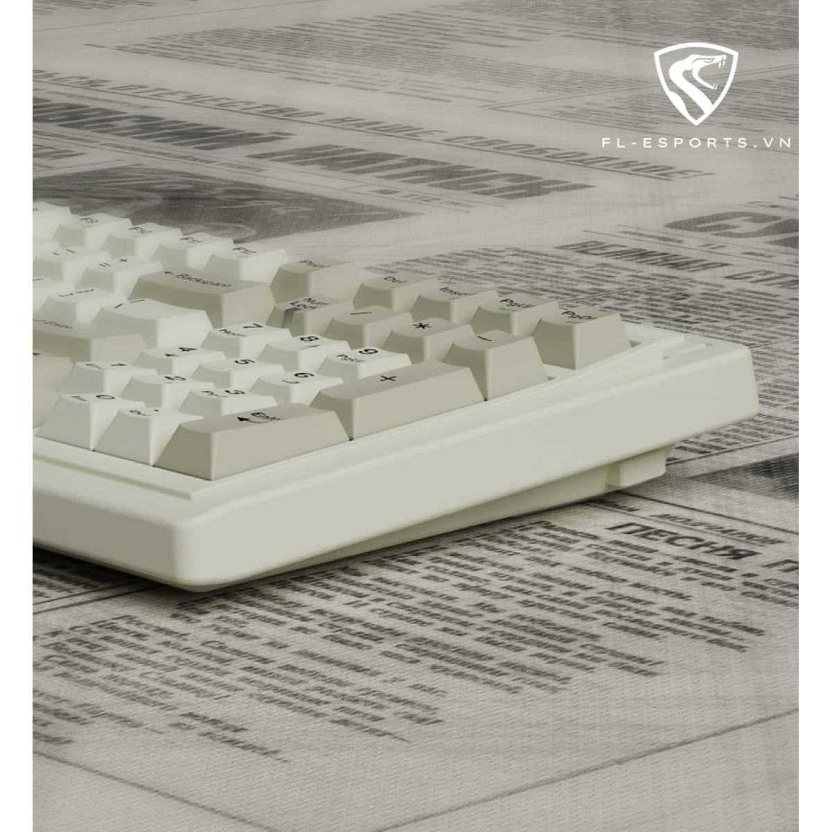 Bàn phím FL-Esports OG98 White Grey
