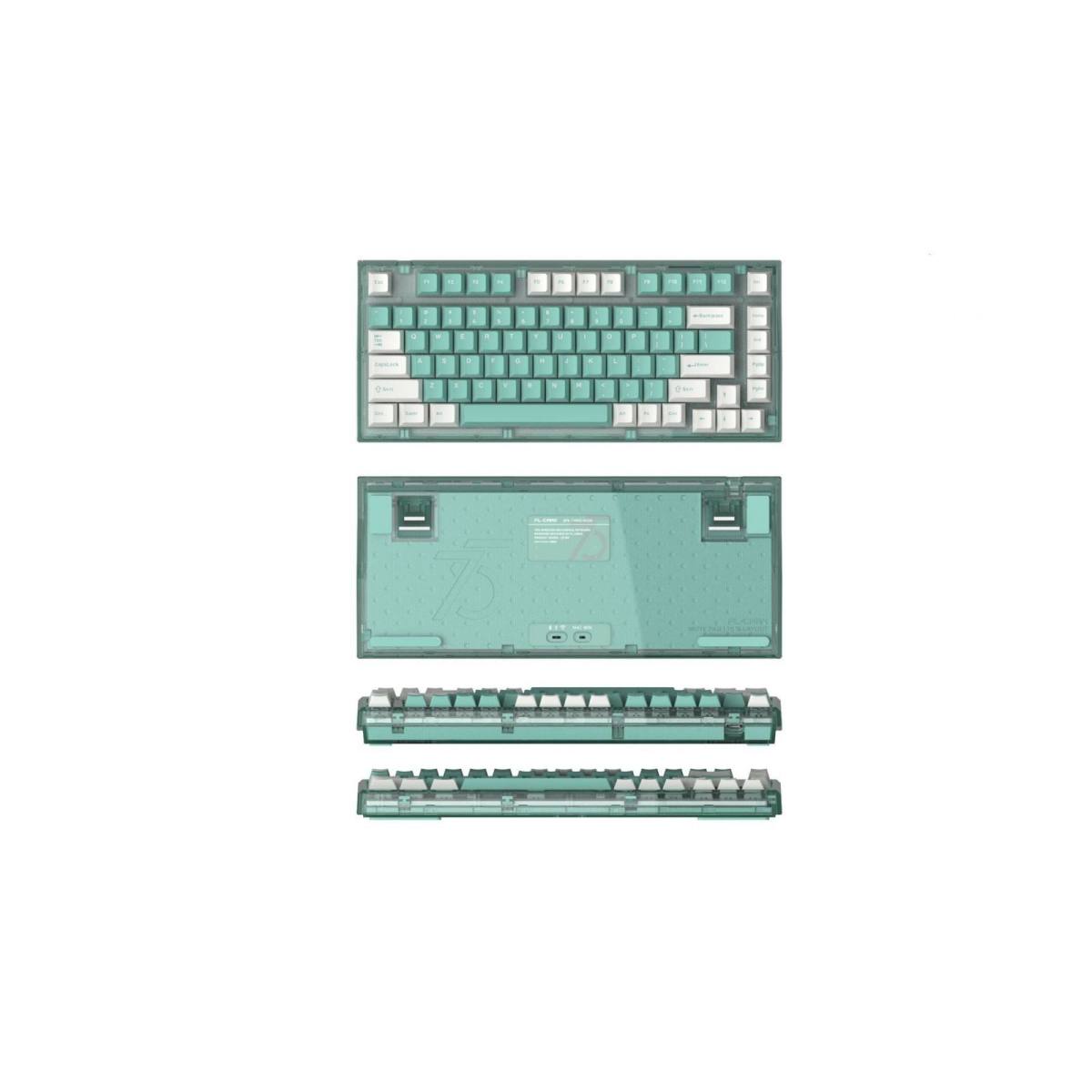 Bàn phím FL-Esports Q75 | 3 Mode | Blue Haze & Azure Green