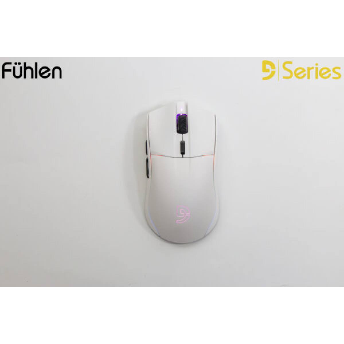Chuột Fuhlen D60s - White Wireless | 3 Mode - RGB