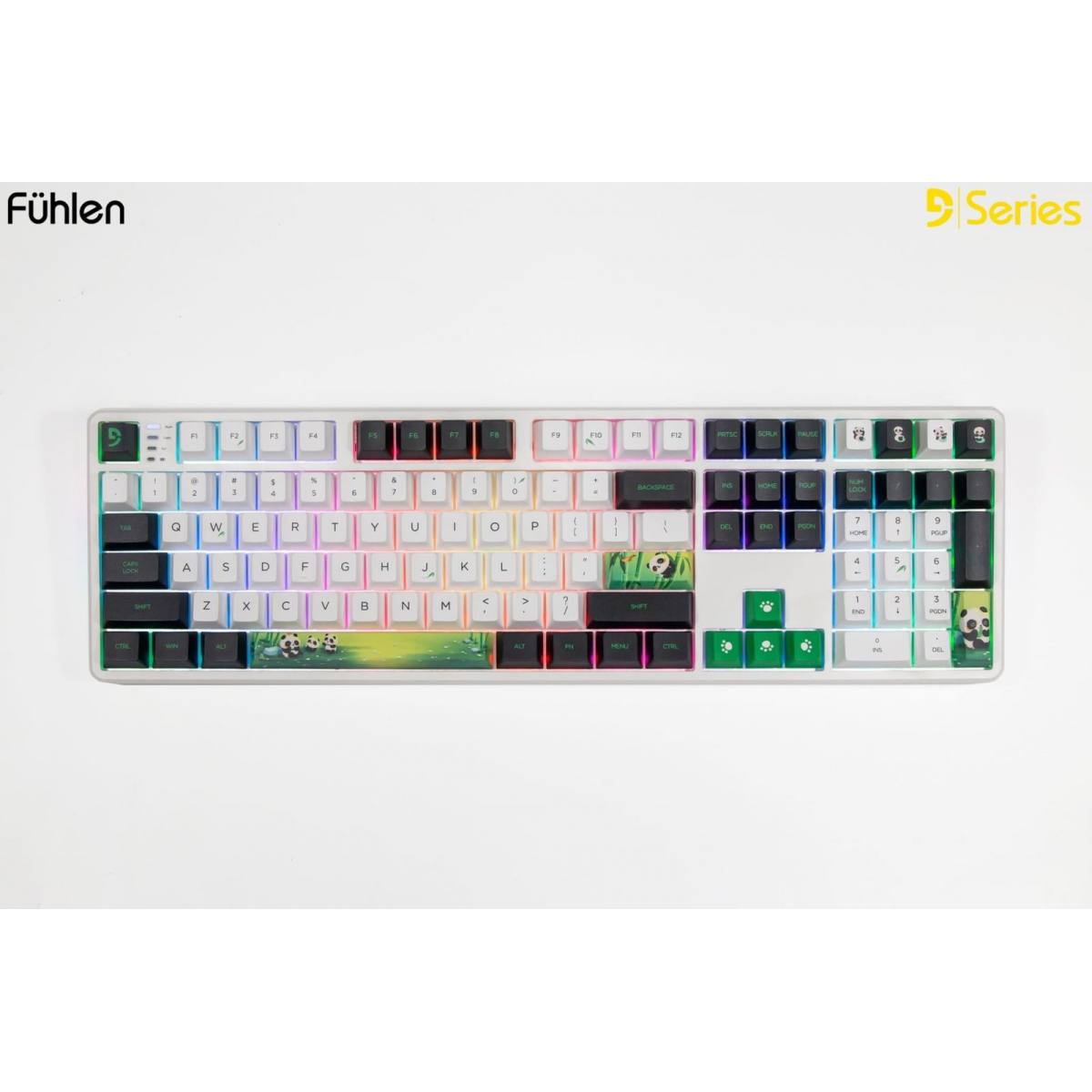 Set Keycap Fuhlen Panda V2 | PBT - Cherry Profile