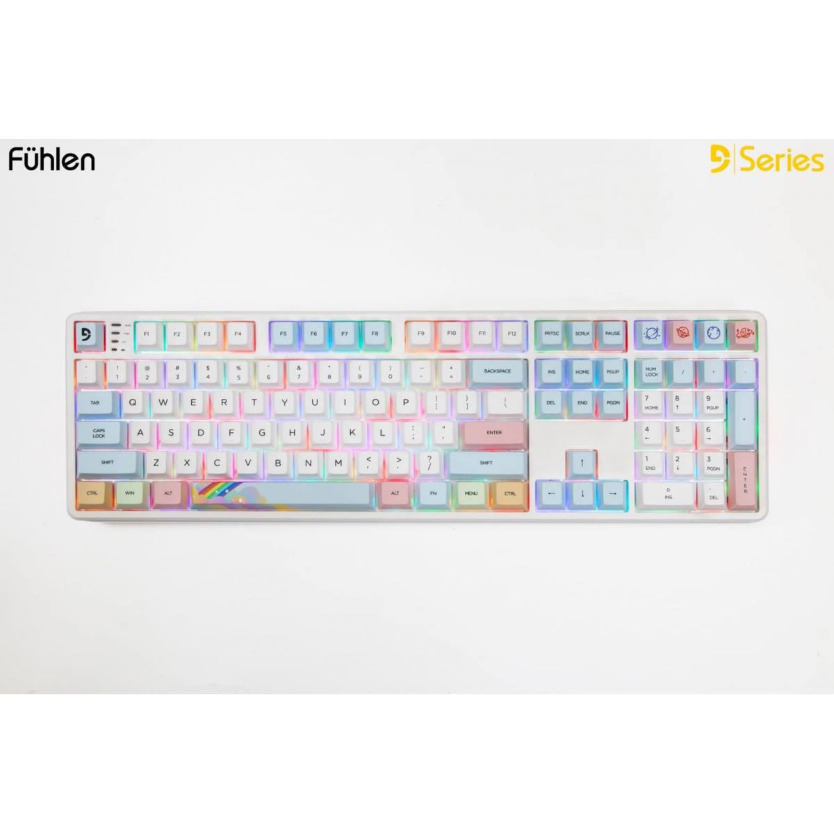 Set Keycap Fuhlen Sunshine | PBT DyeSub - Cherry Profile