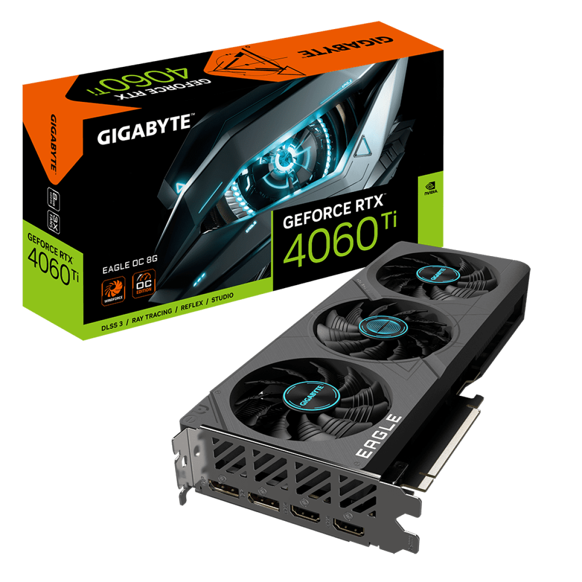 VGA Gigabyte RTX 4060 Ti EAGLE OC 8G | N406TEAGLE OC-8GD