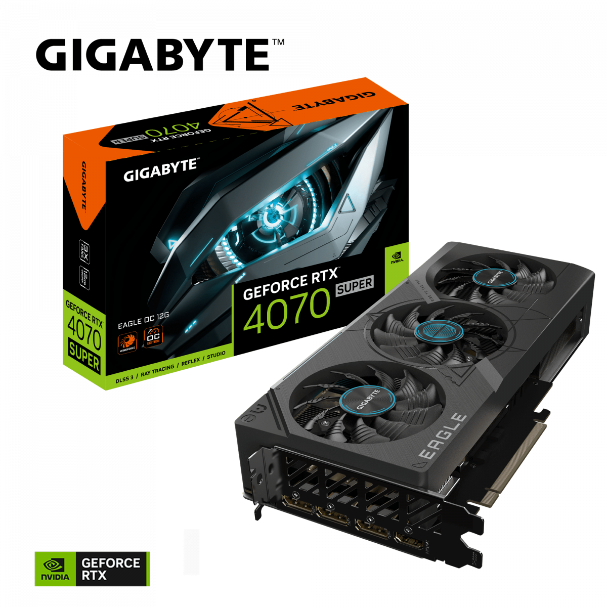 VGA Gigabyte GeForce RTX 4070 SUPER EAGLE OC 12G