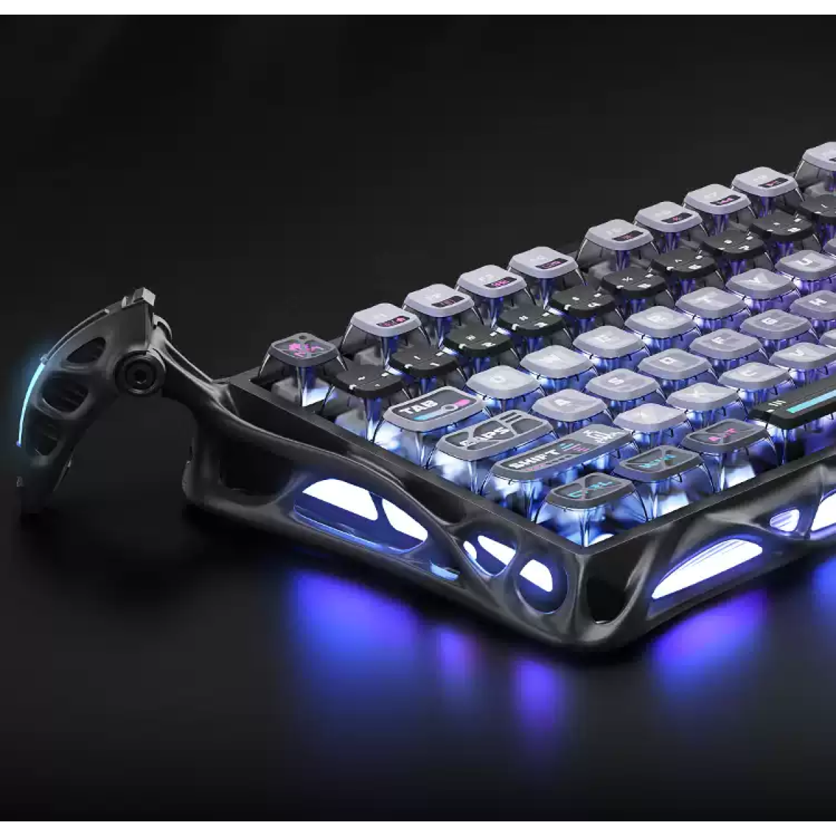 Bàn phím Gravastar Mercury K1 Pro Special Edition | Cyberpunk Galaxy Black